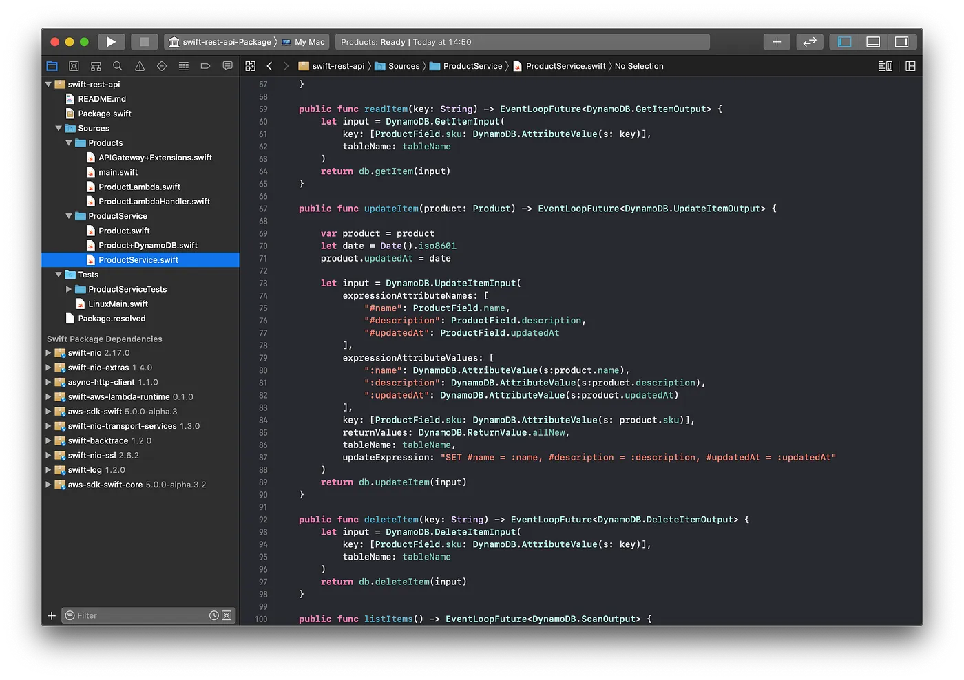 ProductService