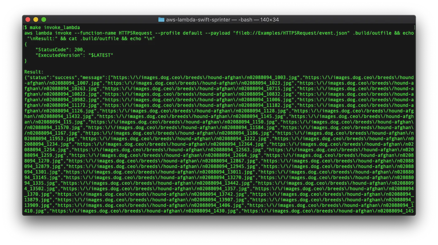 make invoke_lambda
